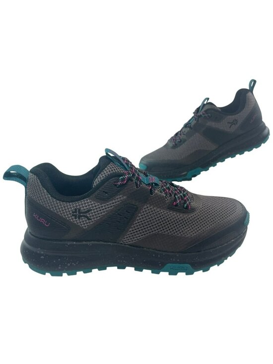 KURU Shoes - Kuru Atom Trail Running Shoes Jet Black & Dark Teal Women's Size 7 Medium NIB